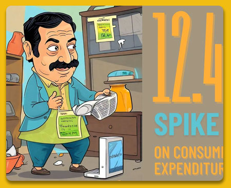 Durable Goods Dominate India’s Retail Market: 12.4% Spike in Consumption Expenditure in Q1-FY25!